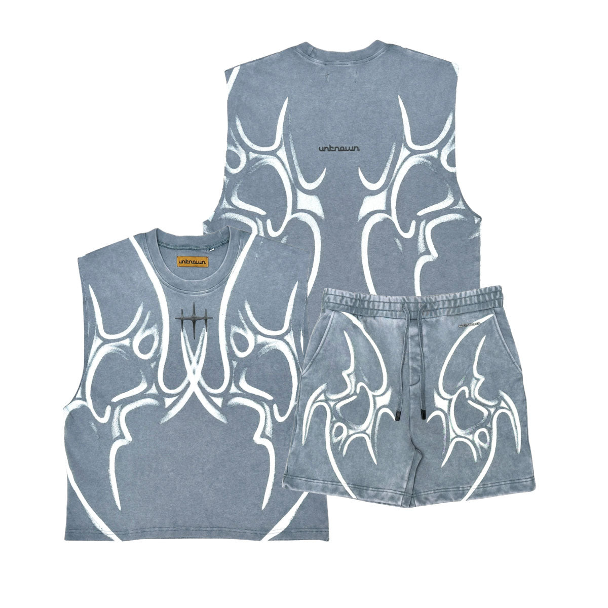 Printed sleeveless tee by Unknown - 11 | Vie+Riche