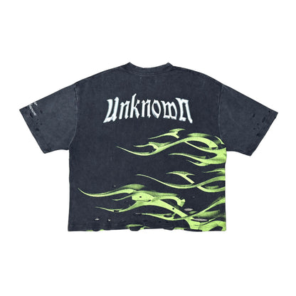 Metalic flames tee by Unknown - 4 | Vie+Riche