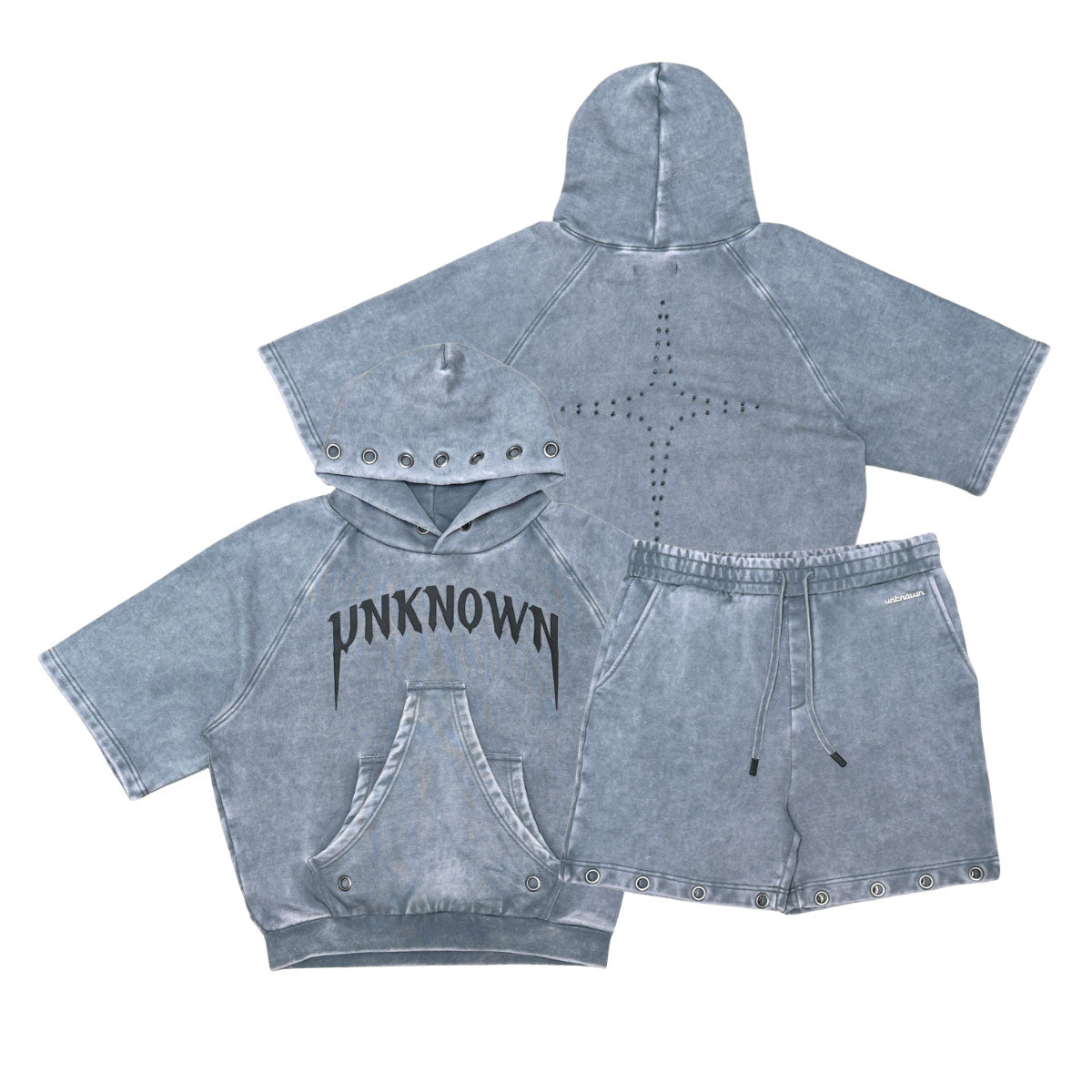 Unknown short sleeve hoodie by Unknown - 6 | Vie+Riche