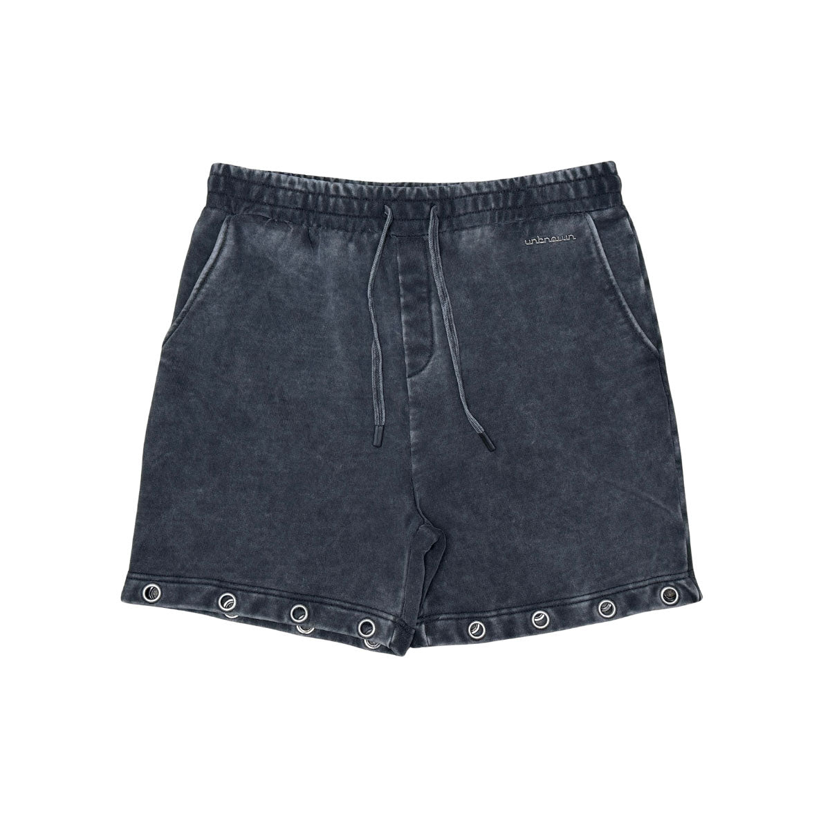 Drawstring printed washed shorts by Unknown - 8 | Vie+Riche