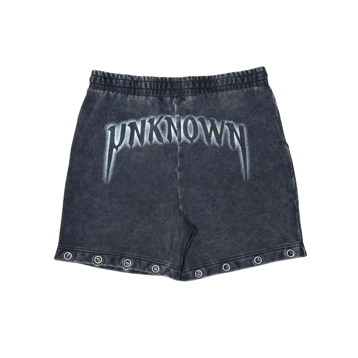 Drawstring printed washed shorts by Unknown - 9 | Vie+Riche