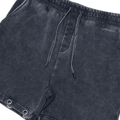 Drawstring printed washed shorts by Unknown - 10 | Vie+Riche