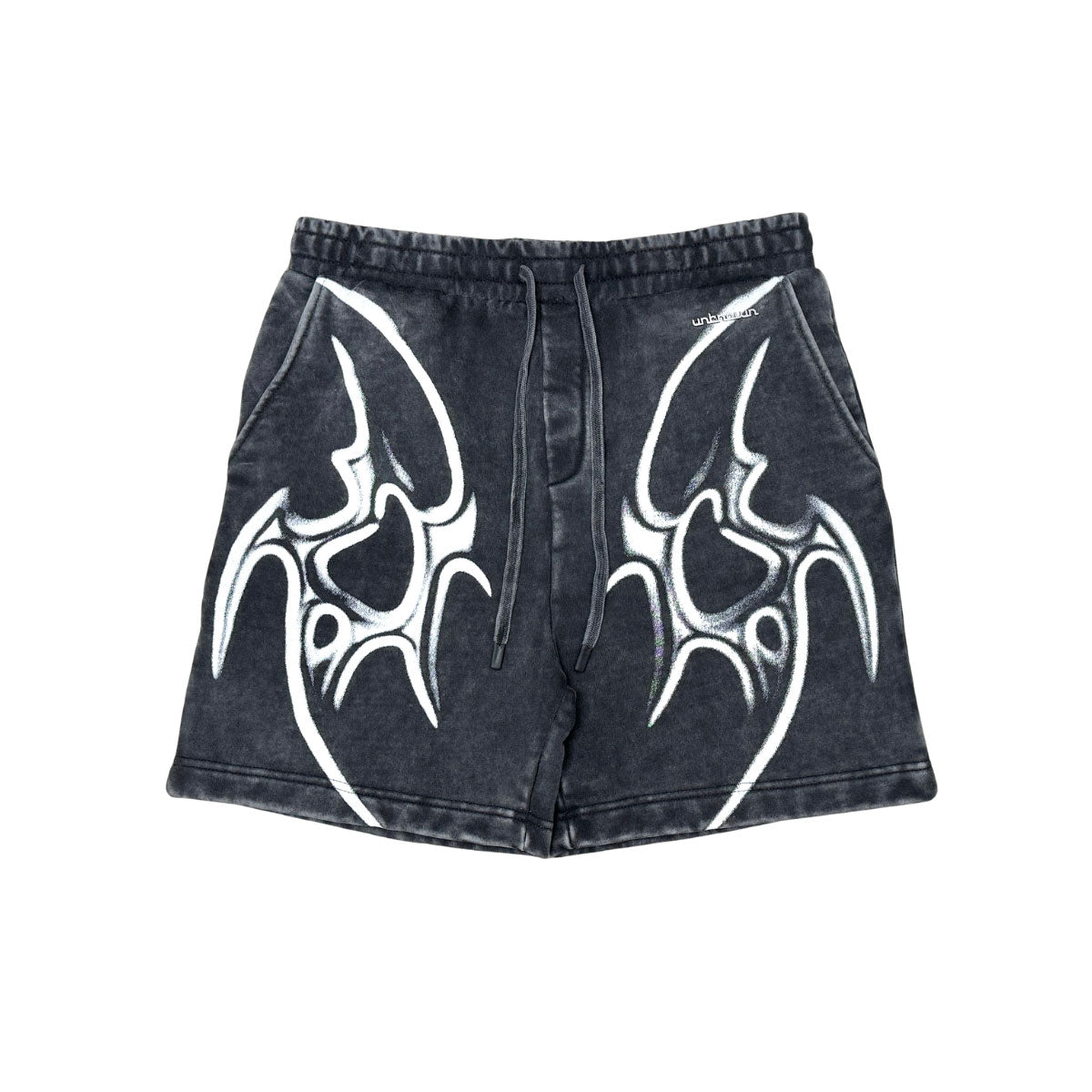 Tribal washed shorts by Unknown - 2 | Vie+Riche