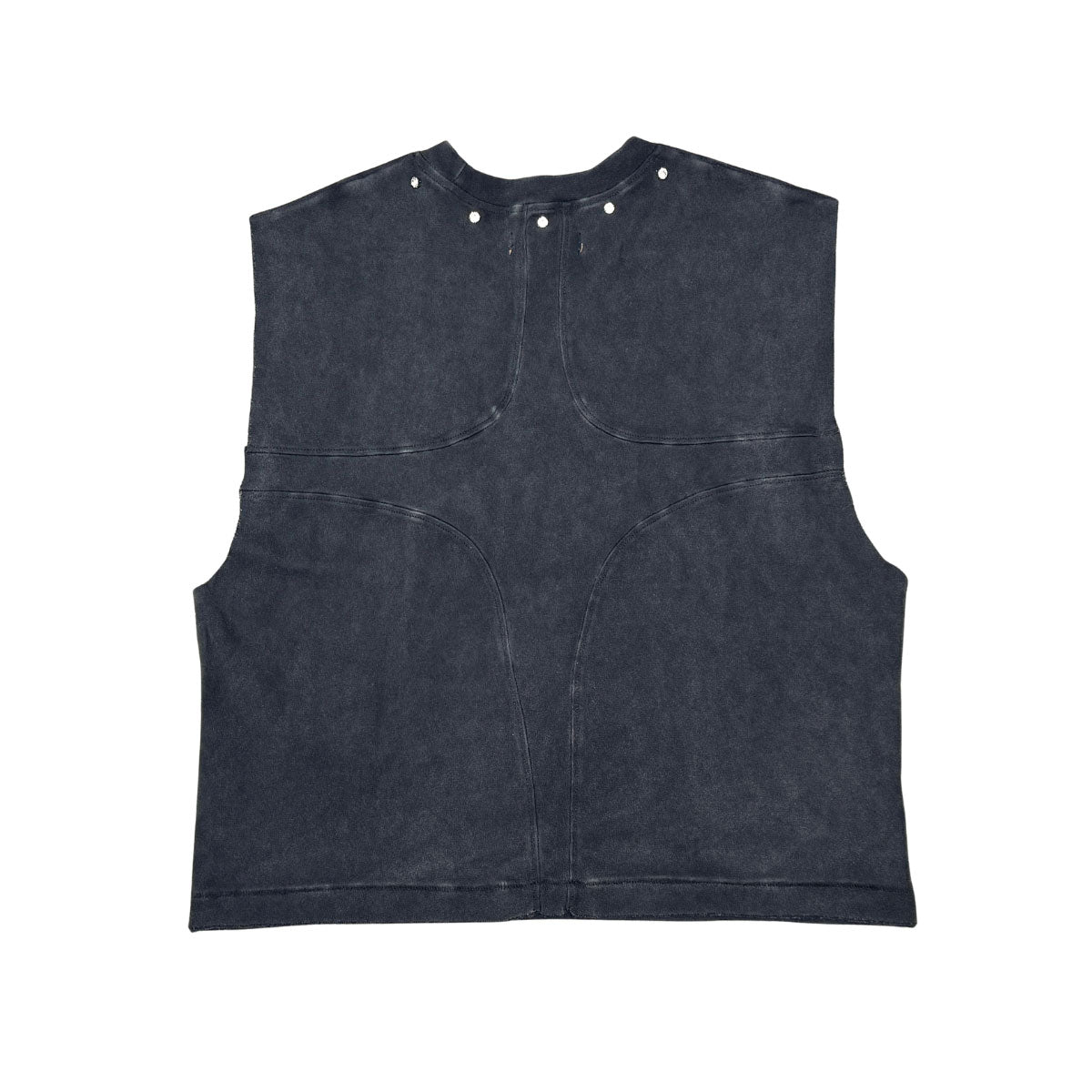 Printed wings sleeveless tee by Unknown - 4 | Vie+Riche