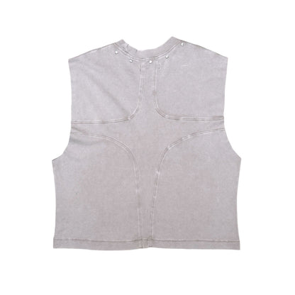 Printed wings sleeveless tee by Unknown - 9 | Vie+Riche