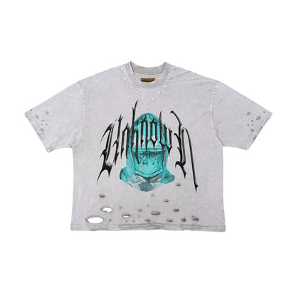 Knight helmet tee by Unknown - 13 | Vie+Riche