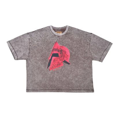 Unknown knight helmet tee by Unknown - 8 | Vie+Riche