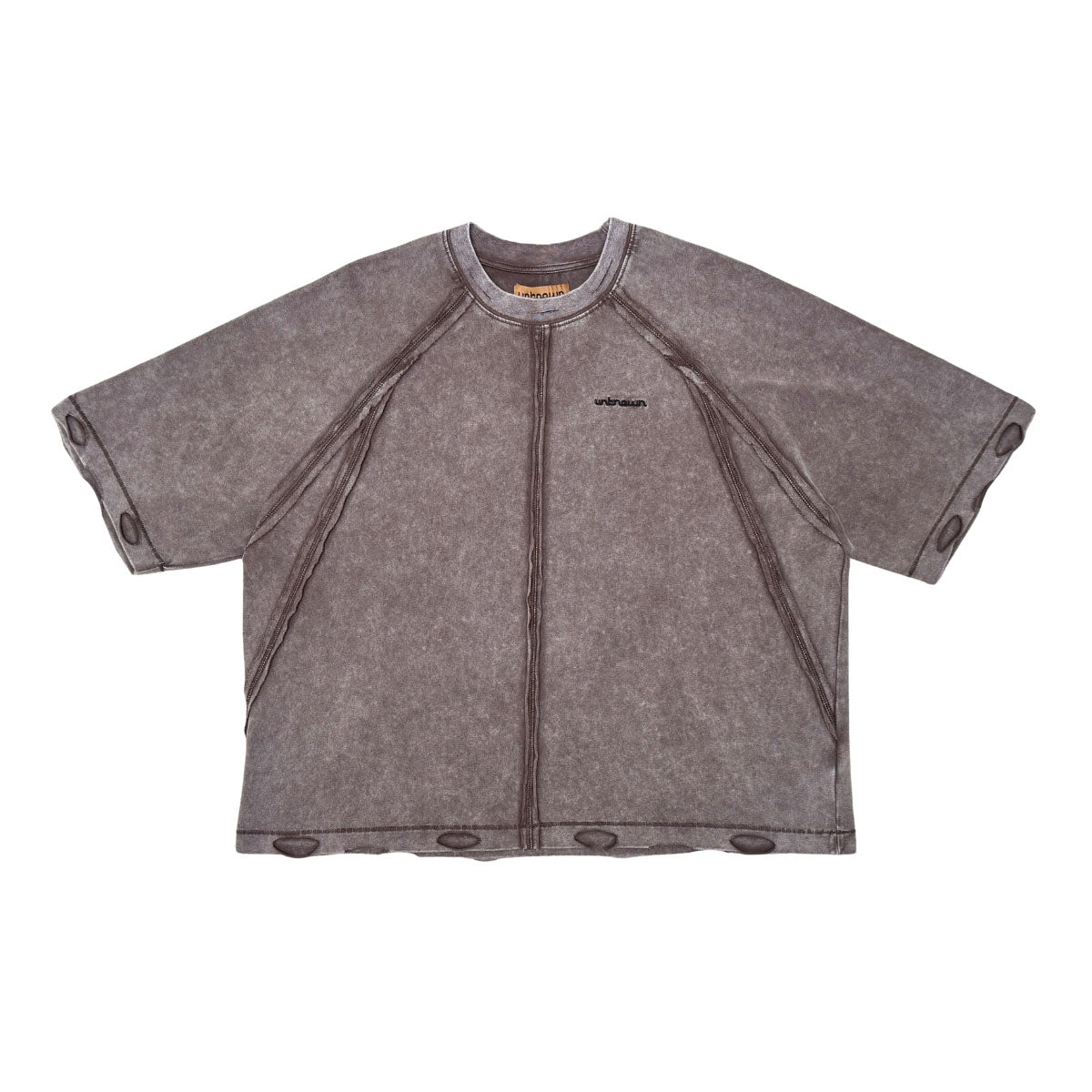 Masked washed tee by Unknown - 9 | Vie+Riche
