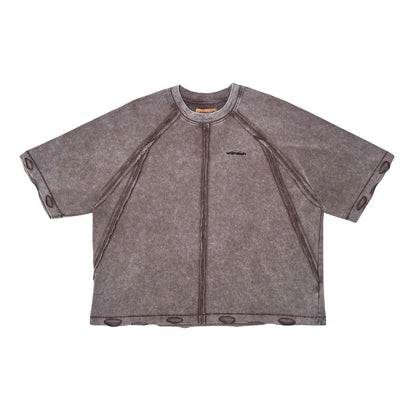 Masked washed tee by Unknown - 9 | Vie+Riche