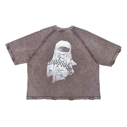 Masked washed tee by Unknown - 10 | Vie+Riche