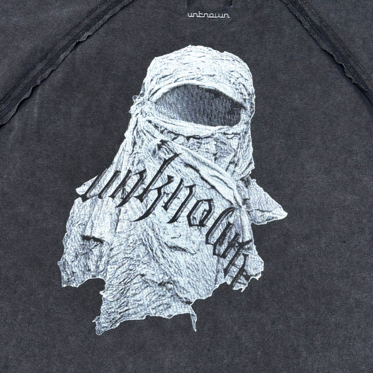 Masked washed tee by Unknown - 5 | Vie+Riche