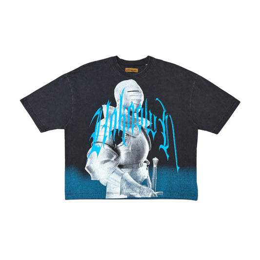 Medieval Knight Tee Black by Unknown - 1