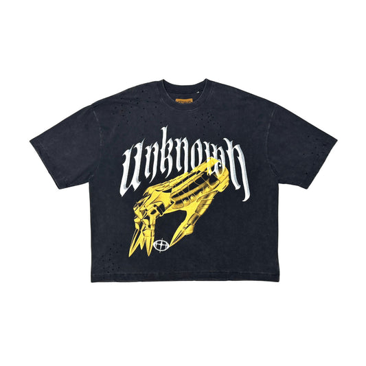 Armored Hand Tee Black by Unknown - 1