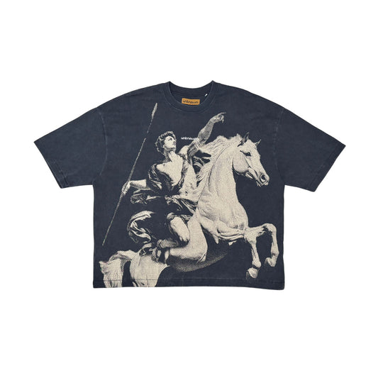 Classic Rider Tee Black by Unknown - 1