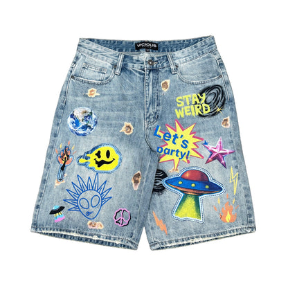 Cosmic misfit shorts