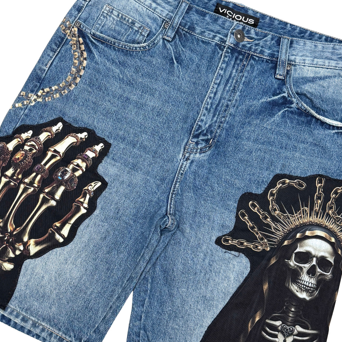 Relic Reaper shorts Light Blue by Vicious - 2