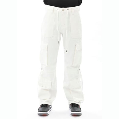 Multi cargo fit denim