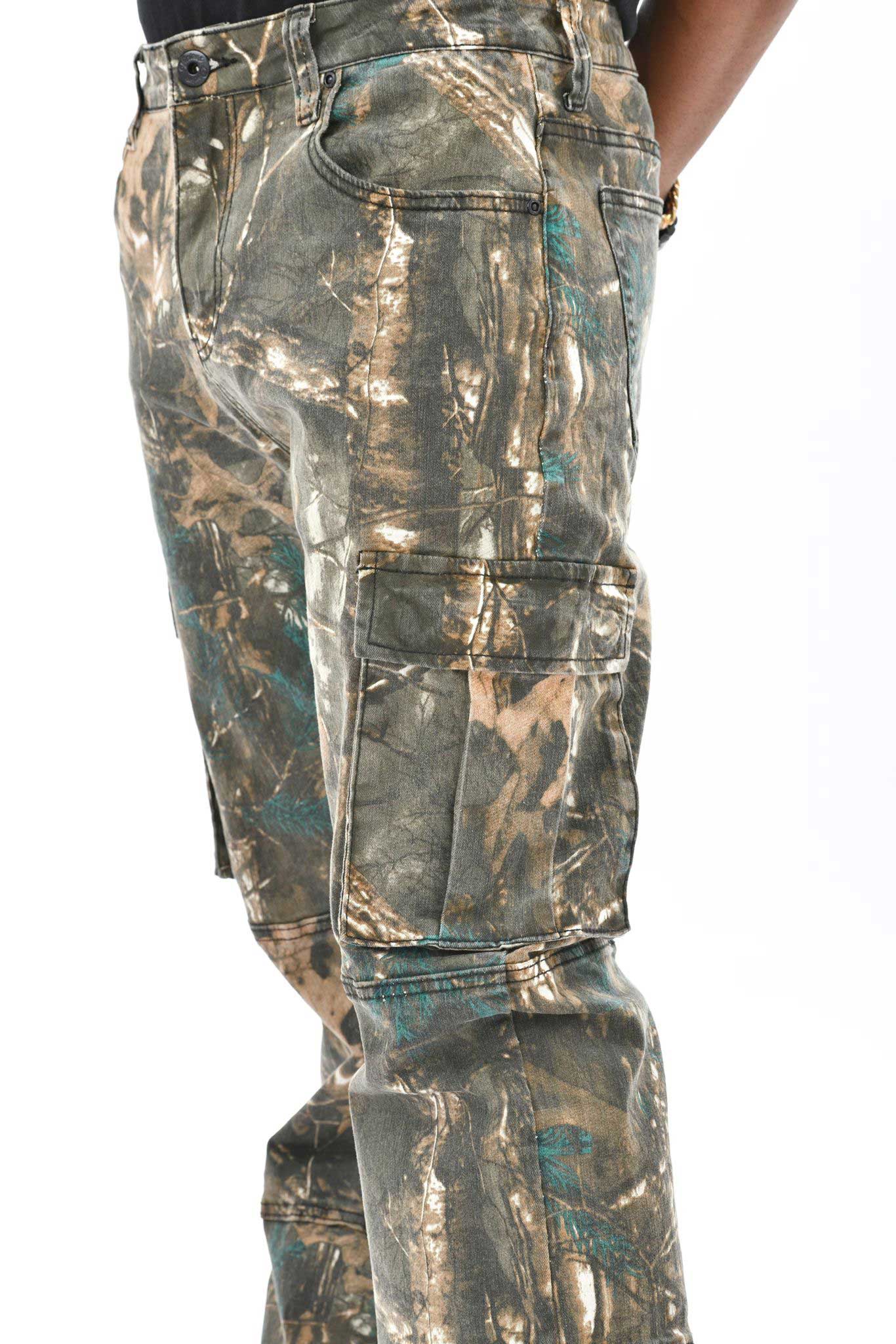 Brush Camo Baggy Fit Denim Forest by Vicious - 2