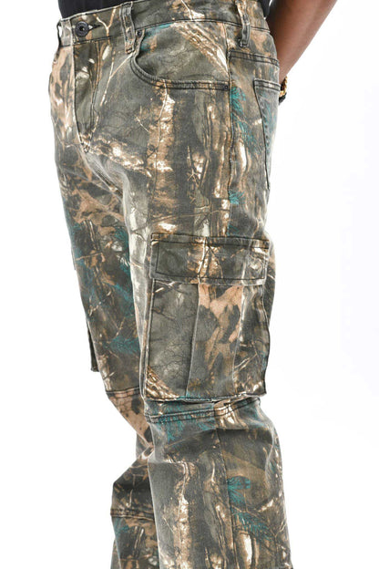 Brush Camo Baggy Fit Denim Forest by Vicious - 2
