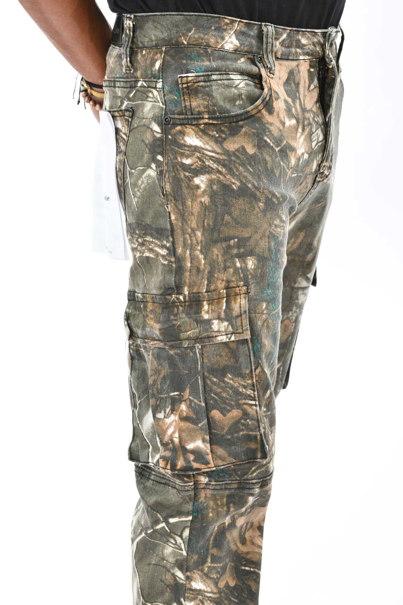 Brush Camo Baggy Fit Denim Forest by Vicious - 4