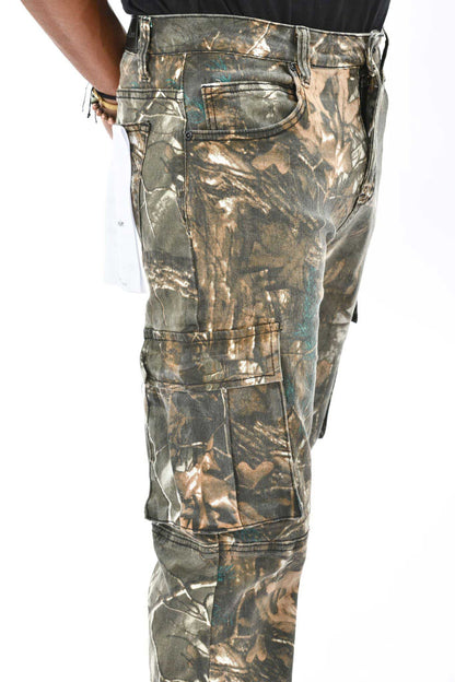 Brush Camo Baggy Fit Denim Forest by Vicious - 4