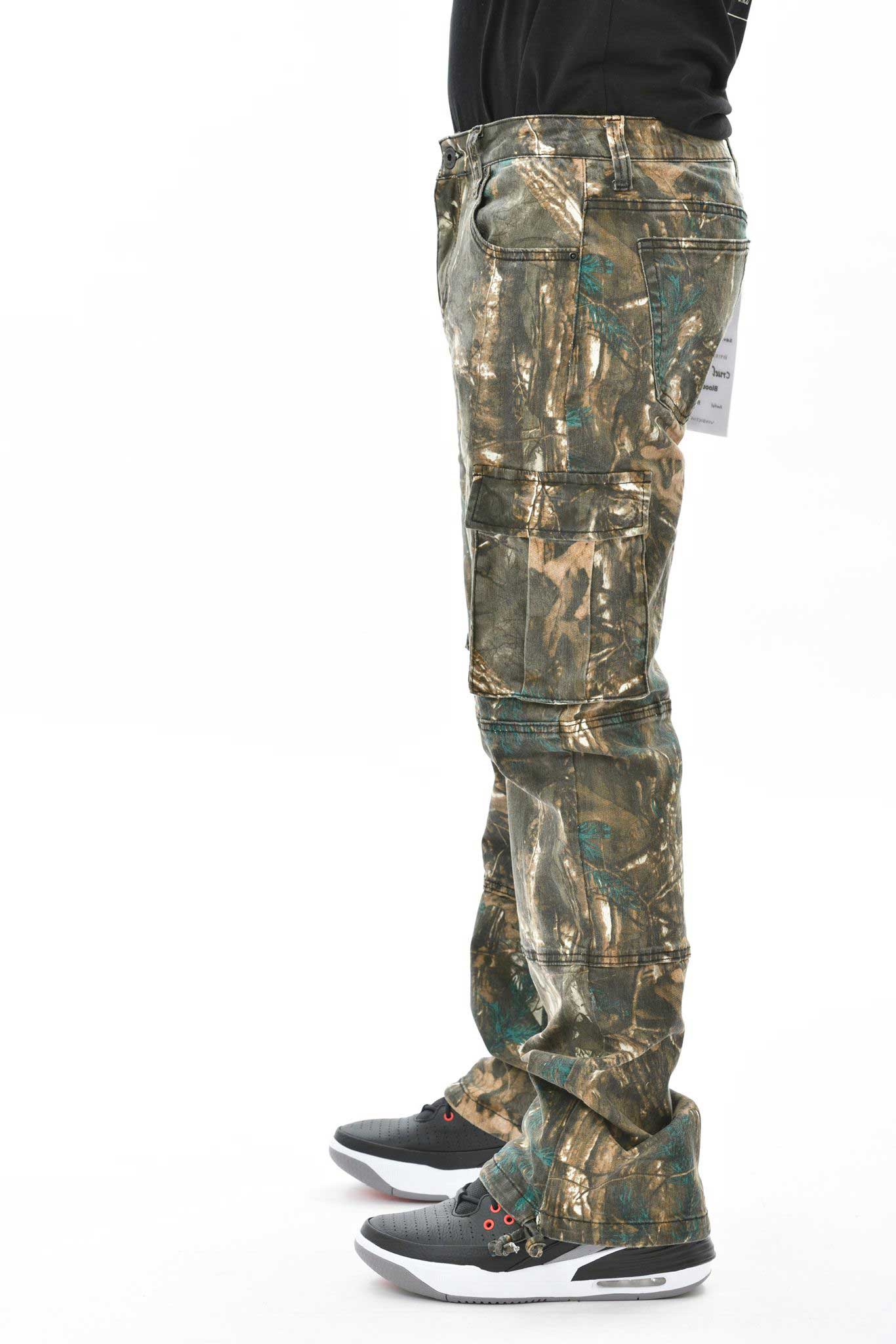 Brush Camo Baggy Fit Denim Forest by Vicious - 6