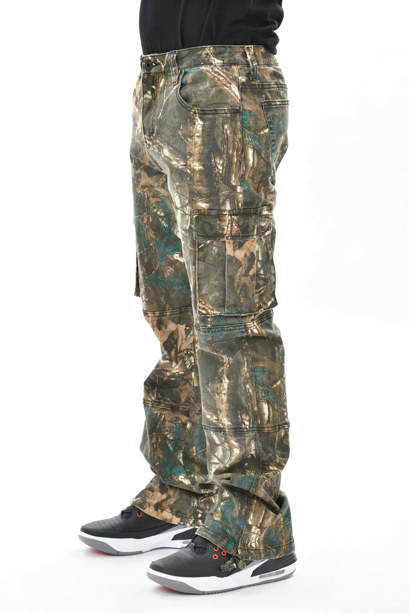 Brush Camo Baggy Fit Denim Forest by Vicious - 7