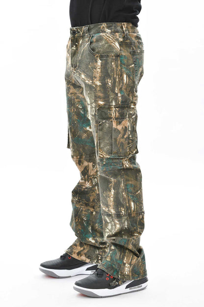 Brush Camo Baggy Fit Denim Forest by Vicious - 7