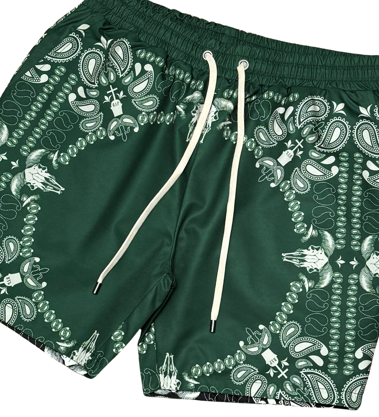 Paisley Reversible Short Black /Green by Vie+Riche
 - 4