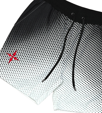 Retro beauty reversible short