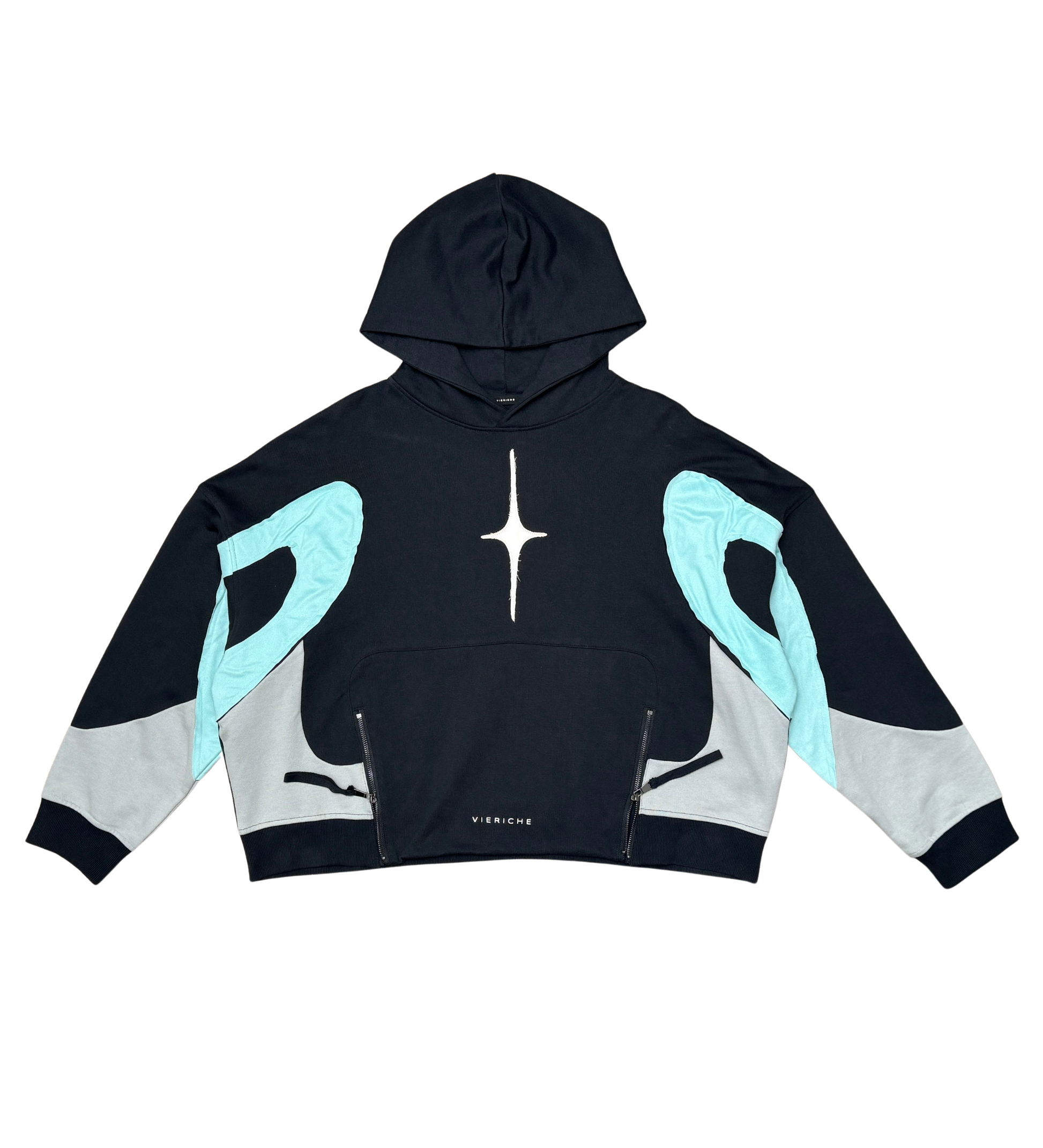 Neopanel Cropped Hoodie By Vie+Riche1| Vie+Riche