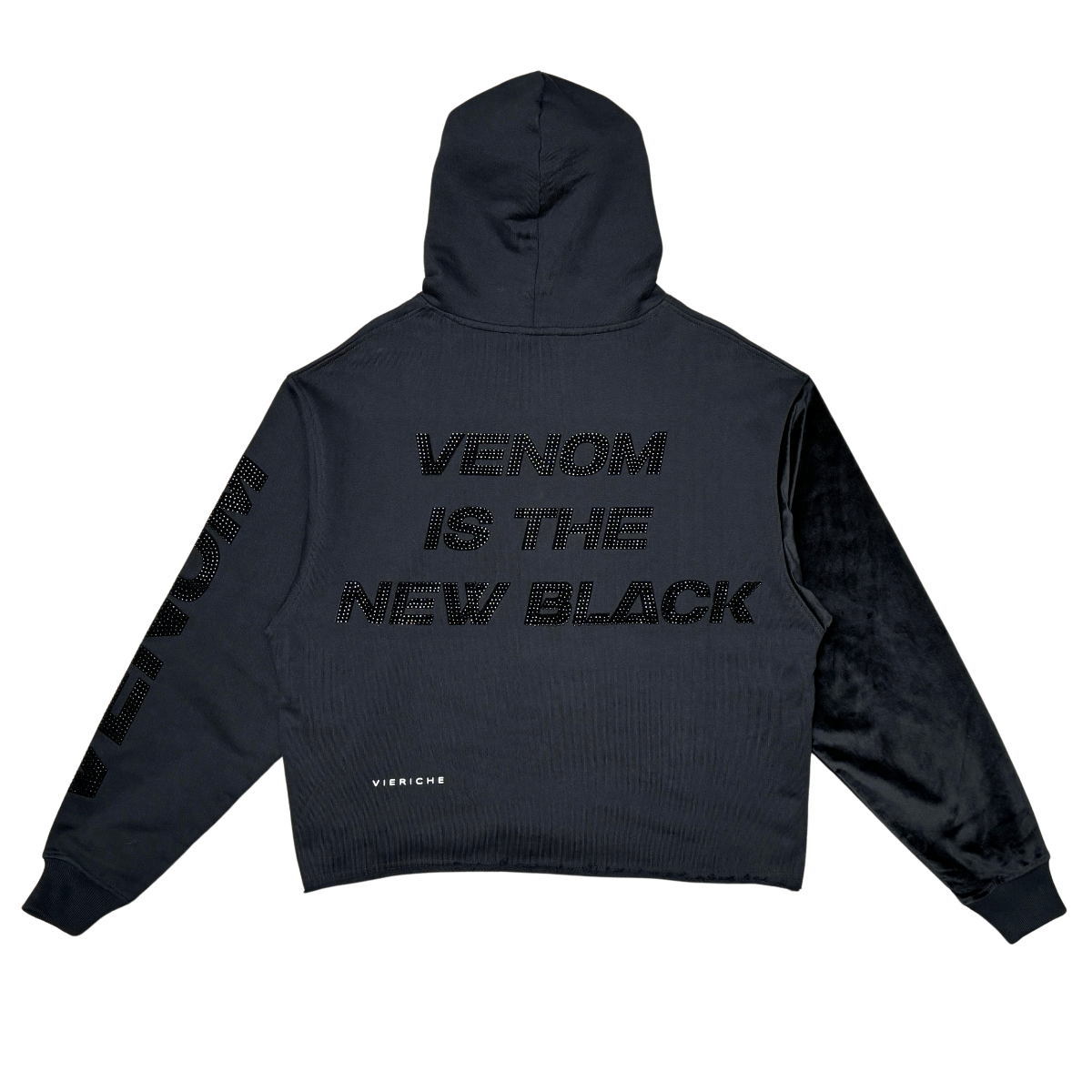 Venom Biker Cropped Hoodie By Vie+Riche3| Vie+Riche