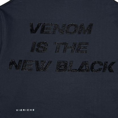 Venom biker cropped hoodie