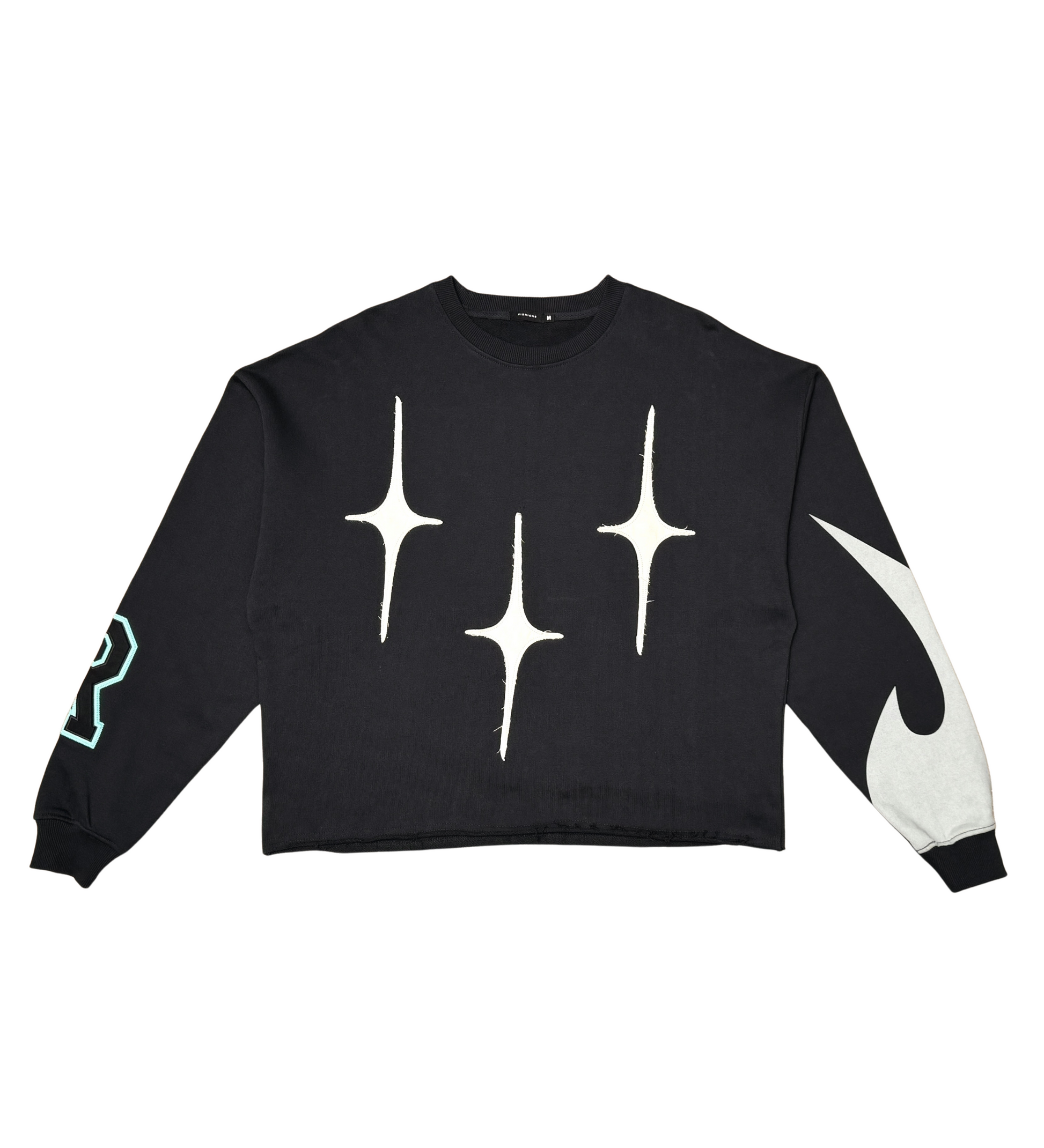 Riche R Cropped crewneck By Vie+Riche5| Vie+Riche