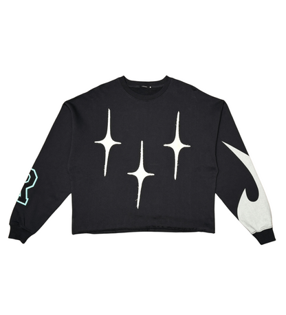 Riche R Cropped crewneck By Vie+Riche5| Vie+Riche