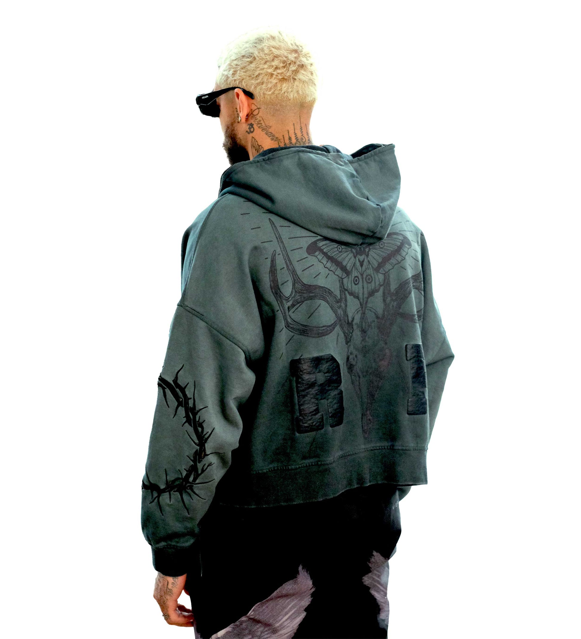 Moth VRP hoodie Grey by Vie+Riche
 - 2