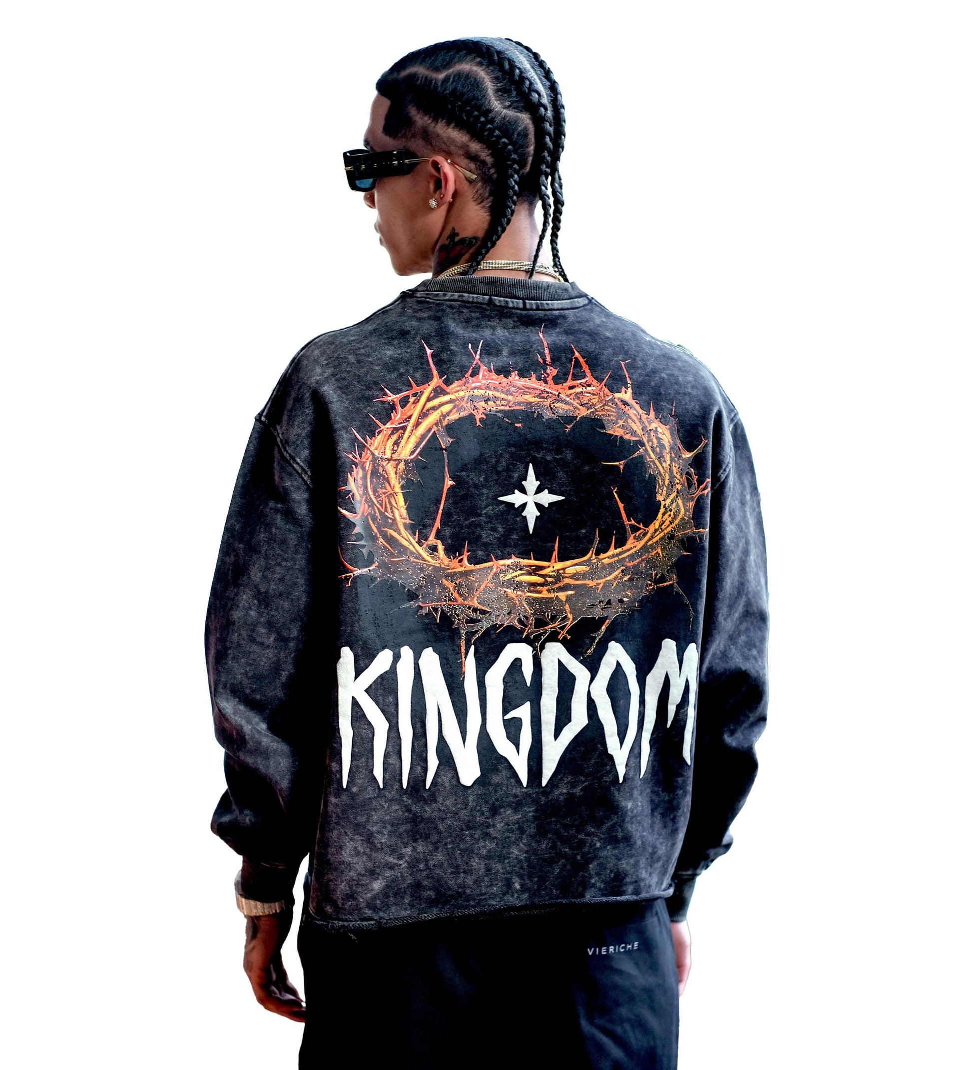 Kingdom Crewneck Black by Vie+Riche
 - 2
