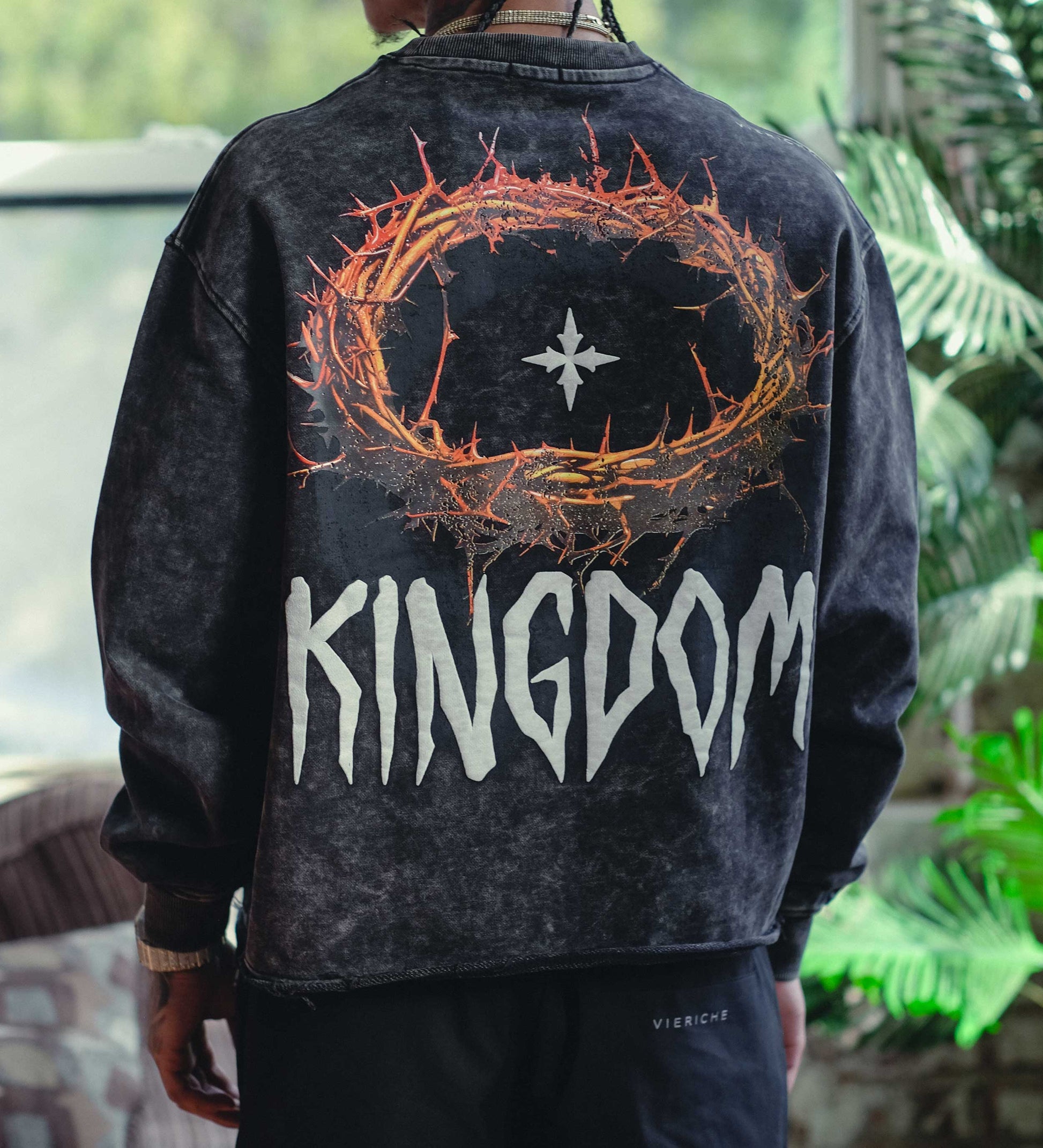 Kingdom Crewneck Black by Vie+Riche
 - 4