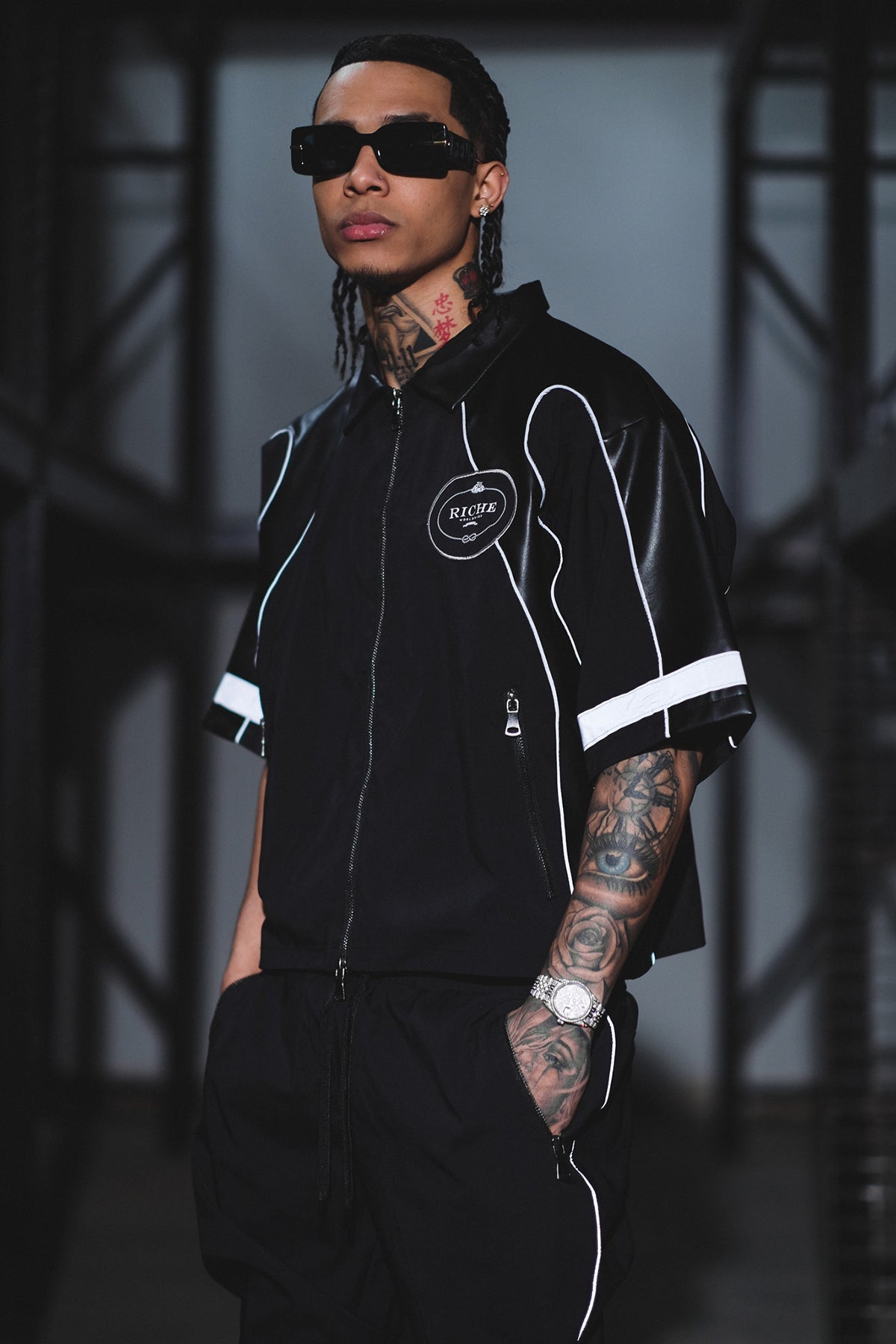 Racer crop set Black by Vie+Riche
 - 2