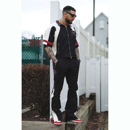 Racer crop jacket