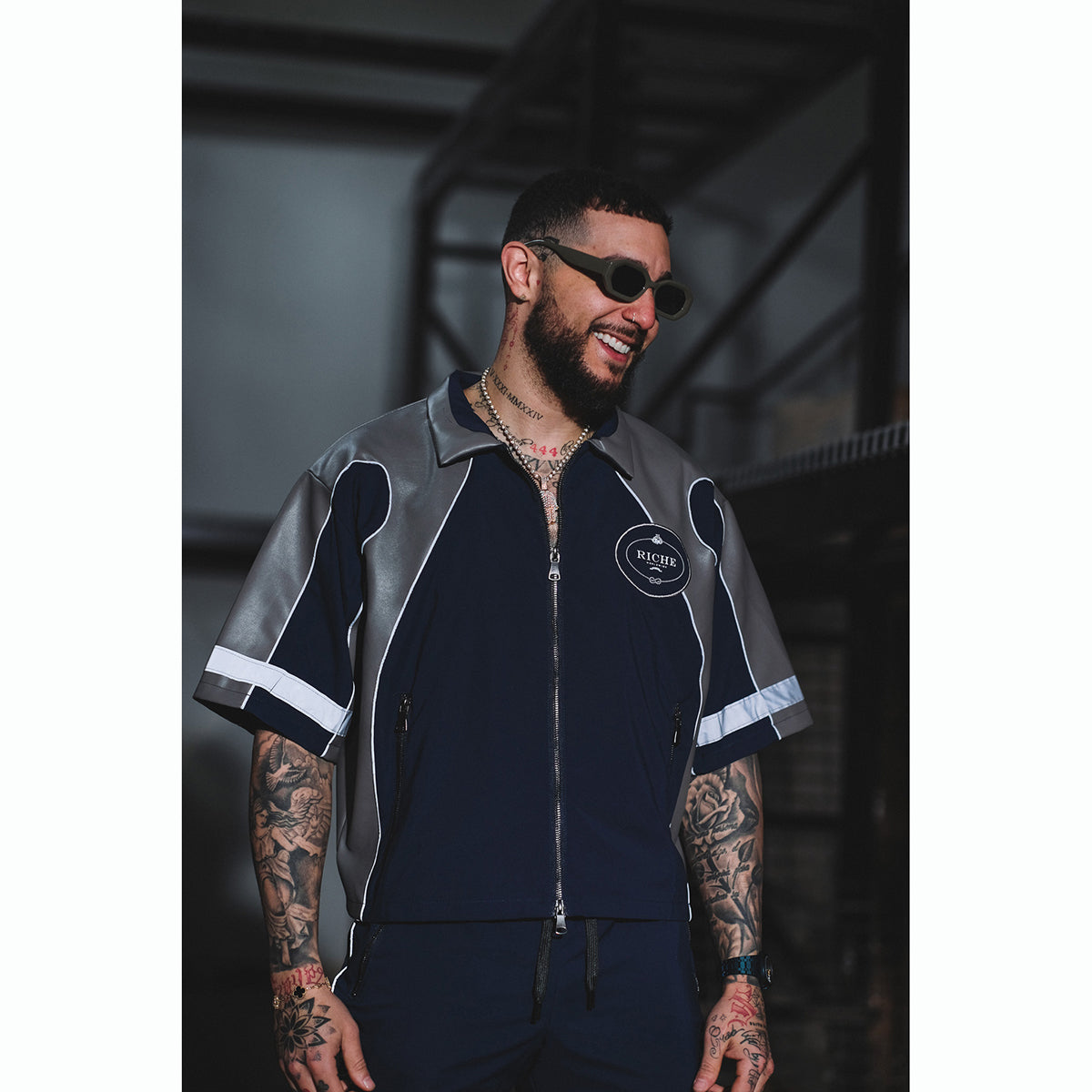 Racer crop set Navy by Vie+Riche
 - 1