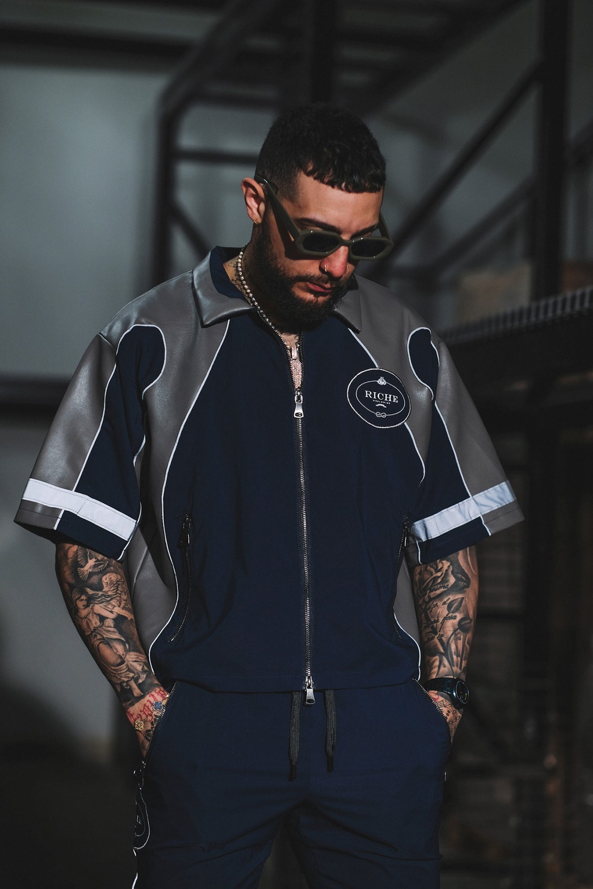 Racer crop set Navy by Vie+Riche
 - 3