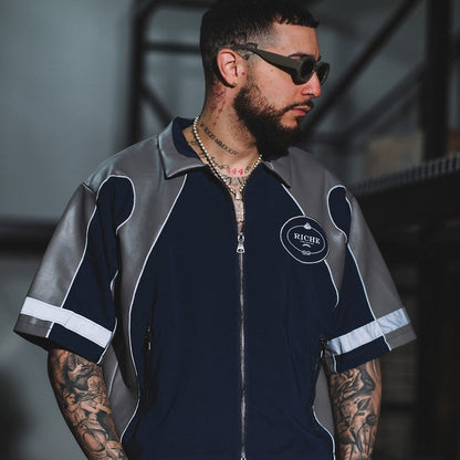 Racer crop jacket