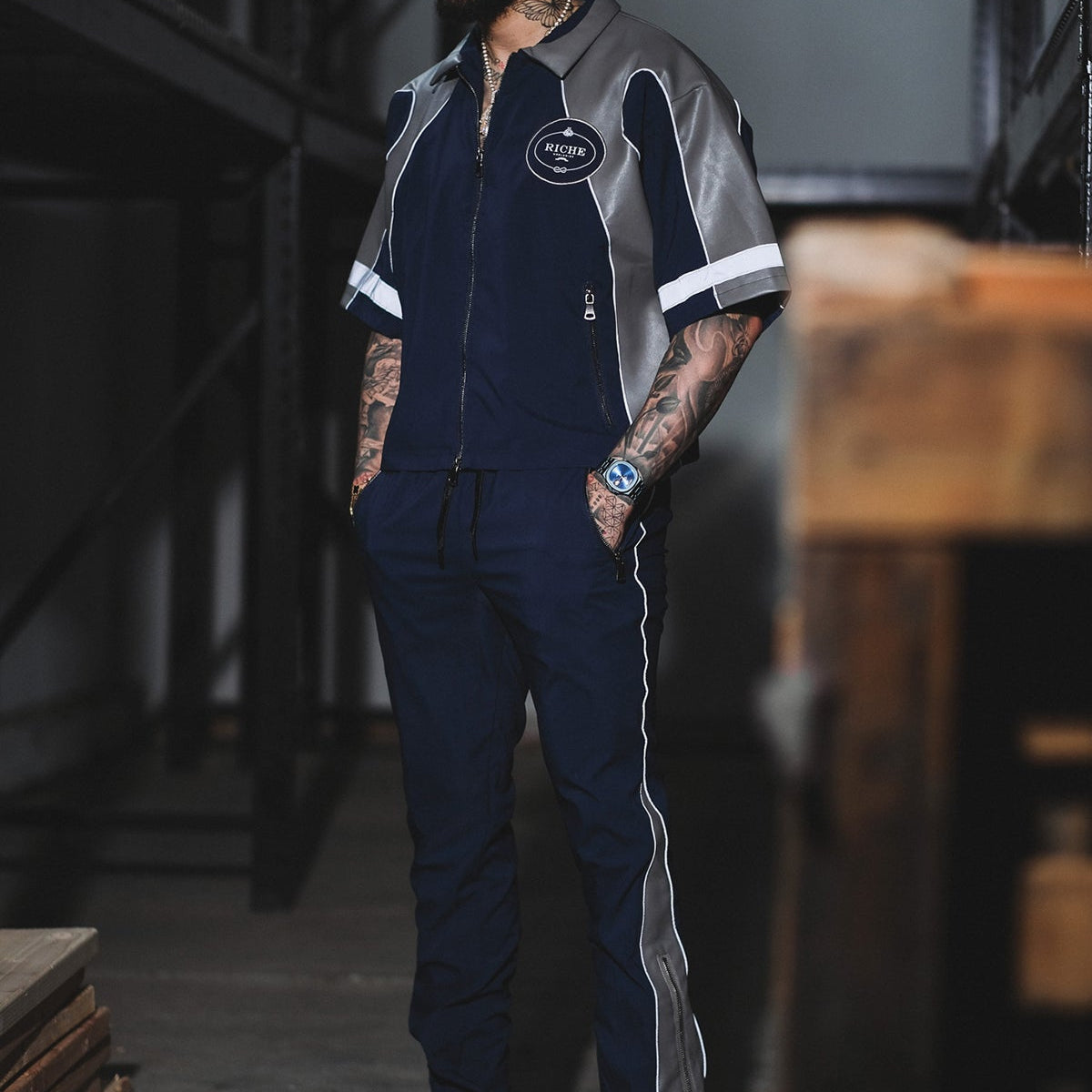 Racer crop jacket
