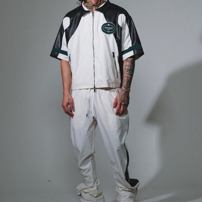 Racer crop jacket