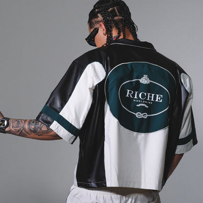 Racer crop jacket