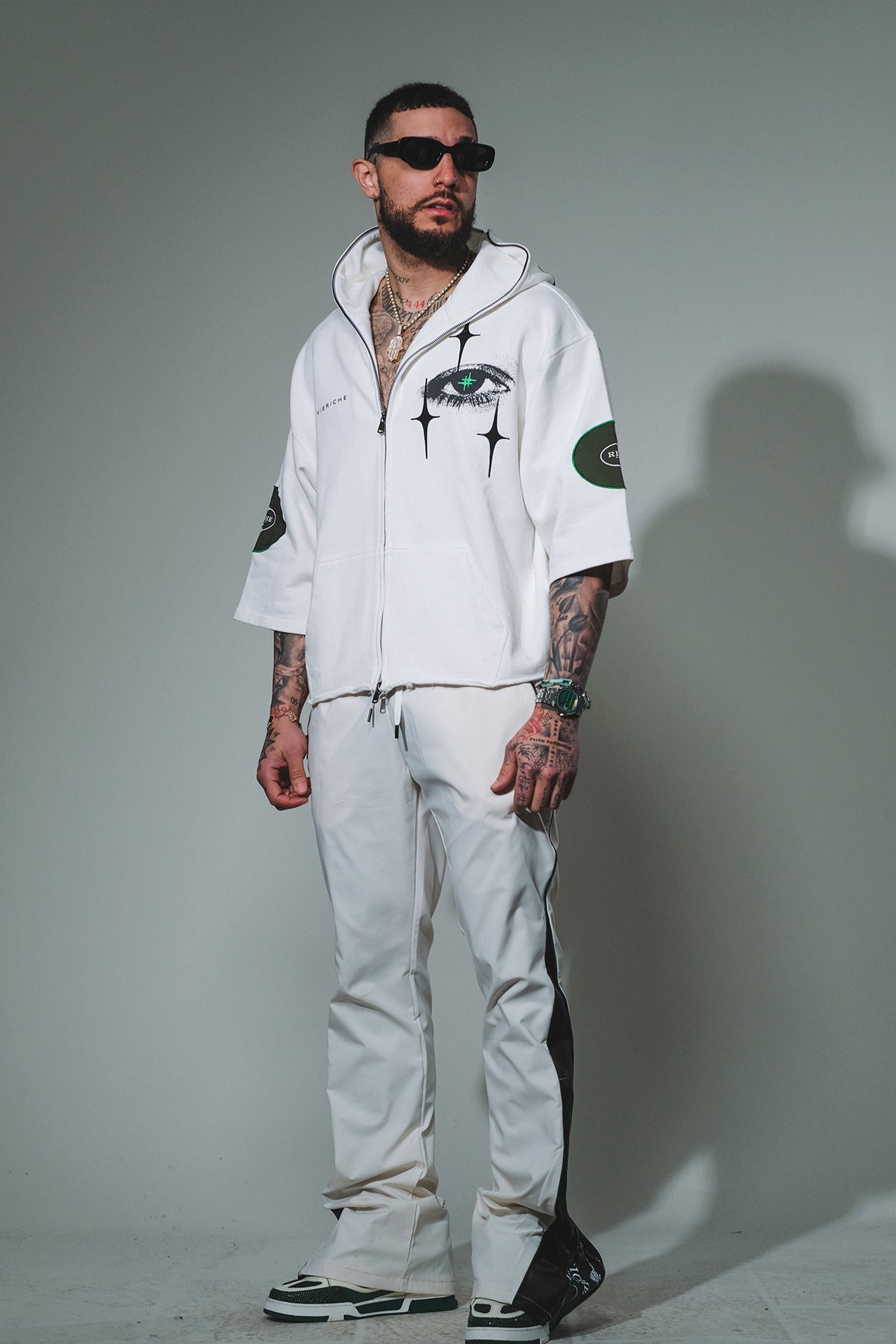 Digiworld zip hoodie Off White by Vie+Riche
 - 2