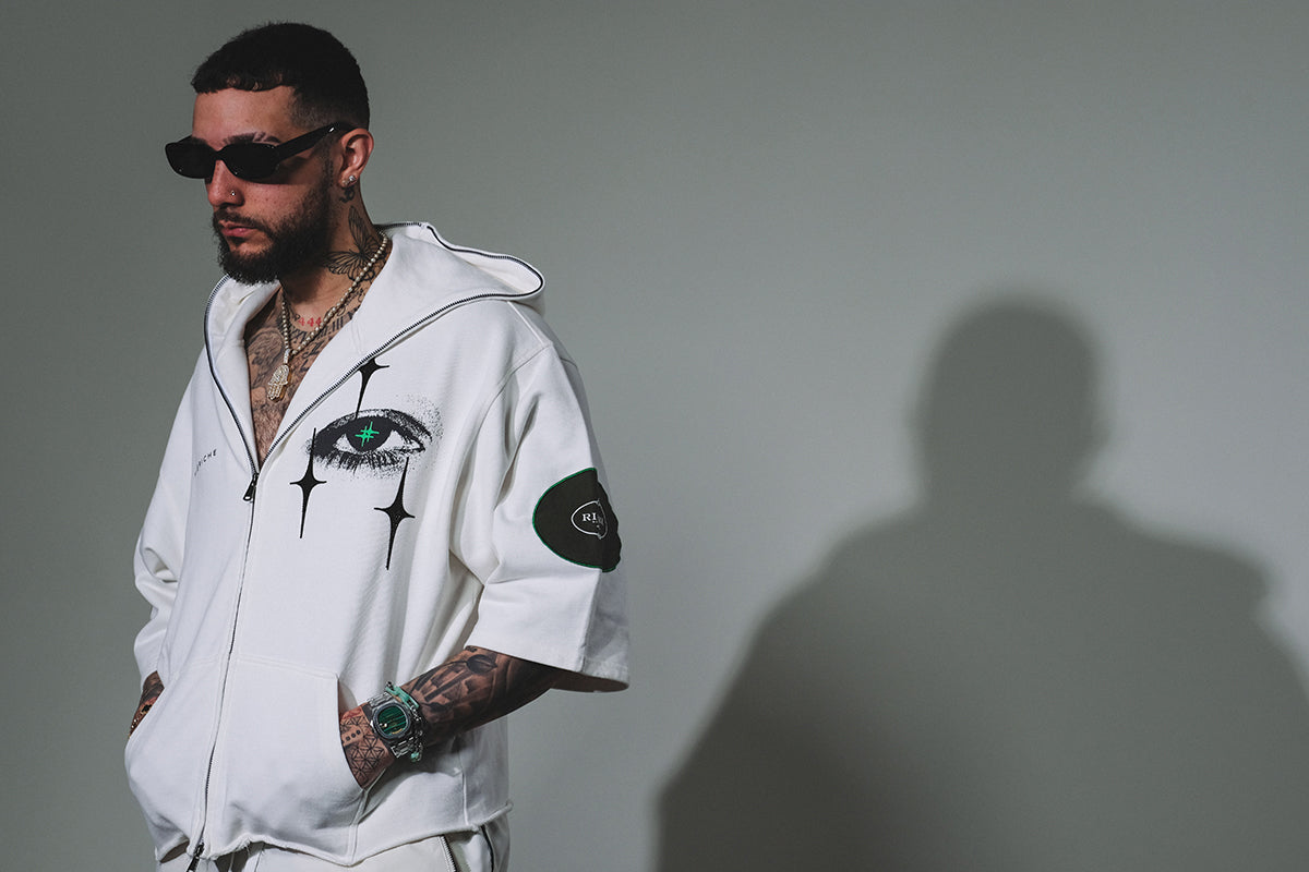 Digiworld zip hoodie Off White by Vie+Riche
 - 3