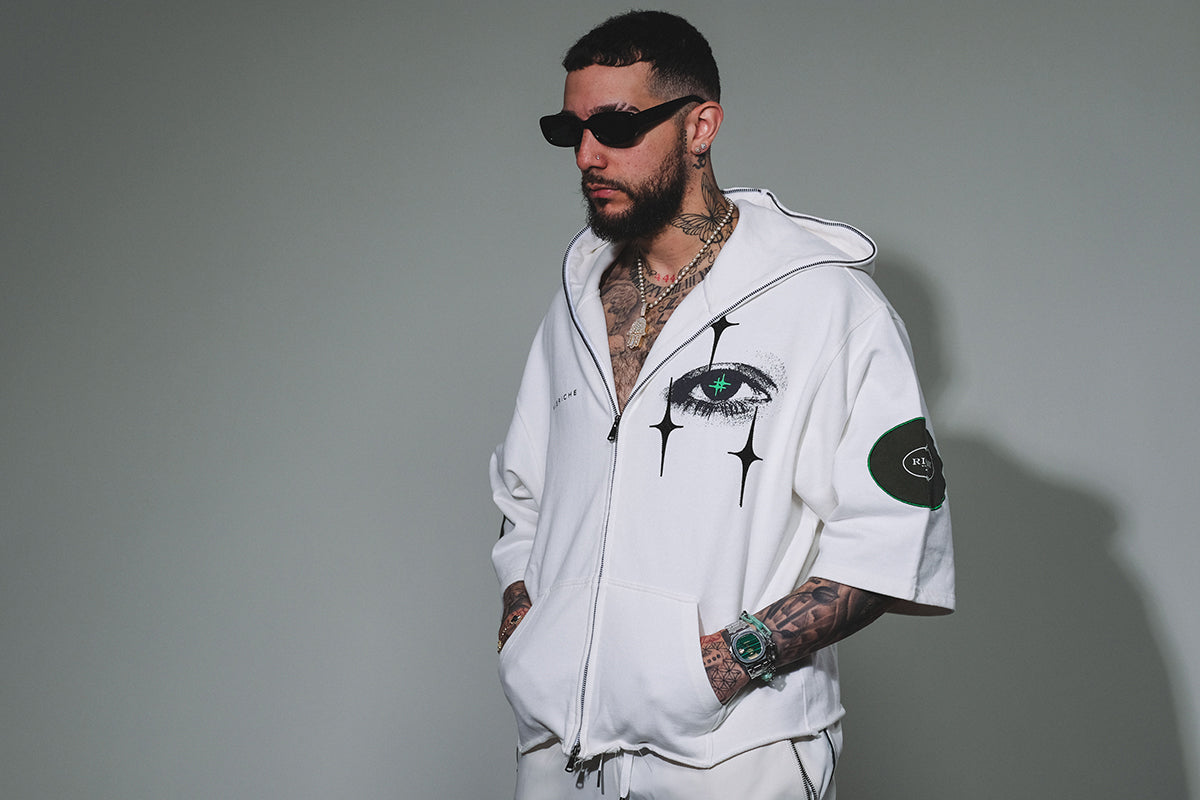 Digiworld zip hoodie Off White by Vie+Riche
 - 4
