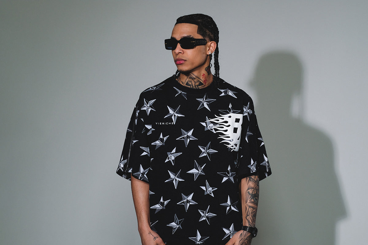 Chromestar interchangeable tee Black by Vie+Riche
 - 2